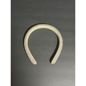 Silver Rhinestone Crystal Padded Headband – Bling Hair Accessory